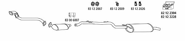 HJS Leistritz BMW_271 Exhaust system BMW271: Buy near me in Poland at 2407.PL - Good price!