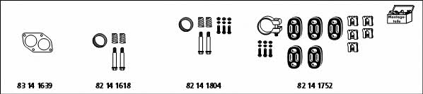  MT-OP96 Exhaust system MTOP96: Buy near me in Poland at 2407.PL - Good price!