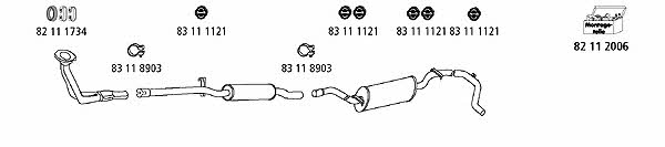 HJS Leistritz VW_1111 Exhaust system VW1111: Buy near me at 2407.PL in Poland at an Affordable price!