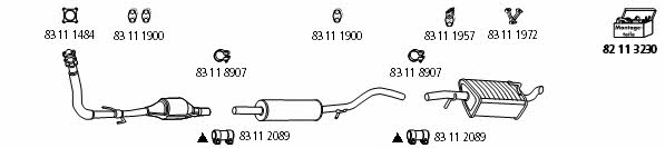 HJS Leistritz VW_37 Exhaust system VW37: Buy near me in Poland at 2407.PL - Good price!