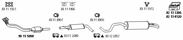 HJS Leistritz VW_734 Exhaust system VW734: Buy near me in Poland at 2407.PL - Good price!