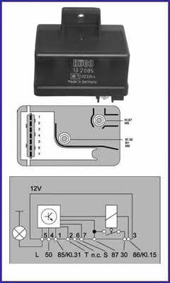 Huco 132085 Glow plug relay 132085: Buy near me in Poland at 2407.PL - Good price!