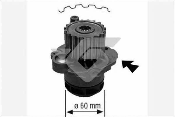 Hutchinson WP126 Water pump WP126: Buy near me in Poland at 2407.PL - Good price!