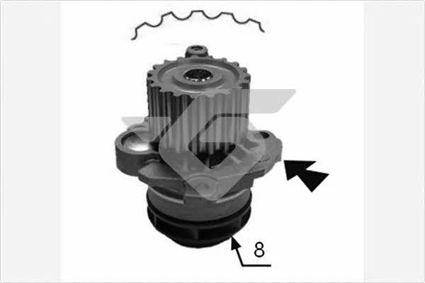 Hutchinson WP0079V Помпа водяна WP0079V: Приваблива ціна - Купити у Польщі на 2407.PL!