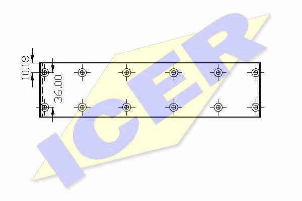 Icer 21 3066 00 Brake lining set 21306600: Buy near me in Poland at 2407.PL - Good price!