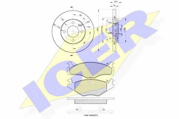  31048-5303 Bremsscheiben vorne innenbelüftet mit Belägen, Satz 310485303: Kaufen Sie zu einem guten Preis in Polen bei 2407.PL!