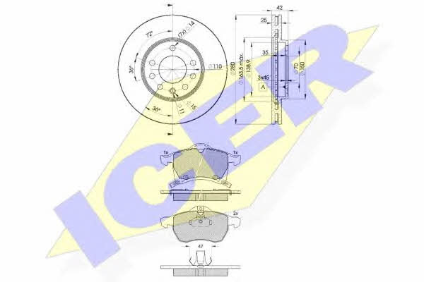  31248-9060 Bremsscheiben vorne innenbelüftet mit Belägen, Satz 312489060: Kaufen Sie zu einem guten Preis in Polen bei 2407.PL!