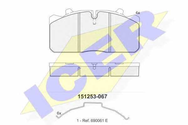 Icer 151253 Klocki hamulcowe, zestaw 151253: Atrakcyjna cena w Polsce na 2407.PL - Zamów teraz!