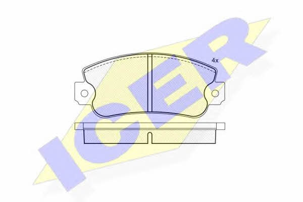 Icer 180182 Scheibenbremsbeläge, Set 180182: Kaufen Sie zu einem guten Preis in Polen bei 2407.PL!