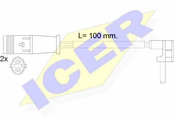 Icer 610548 E C Warning contact, brake pad wear 610548EC: Buy near me in Poland at 2407.PL - Good price!