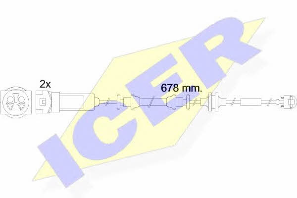 Icer 610452 E C Датчик износа тормозных колодок 610452EC: Отличная цена - Купить в Польше на 2407.PL!