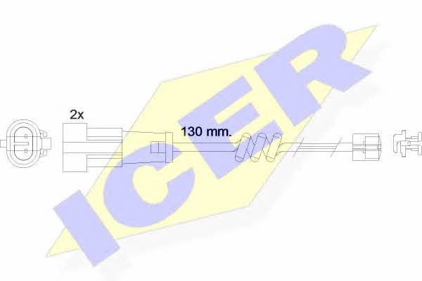 Icer 610469 E C Warning contact, brake pad wear 610469EC: Buy near me in Poland at 2407.PL - Good price!