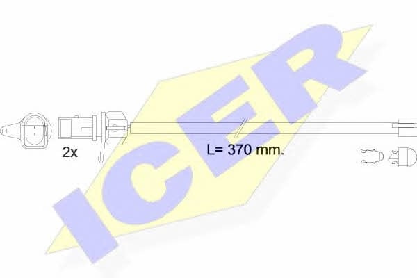 Icer 610608 E C Czujnik zużycia klocków hamulcowych 610608EC: Dobra cena w Polsce na 2407.PL - Kup Teraz!