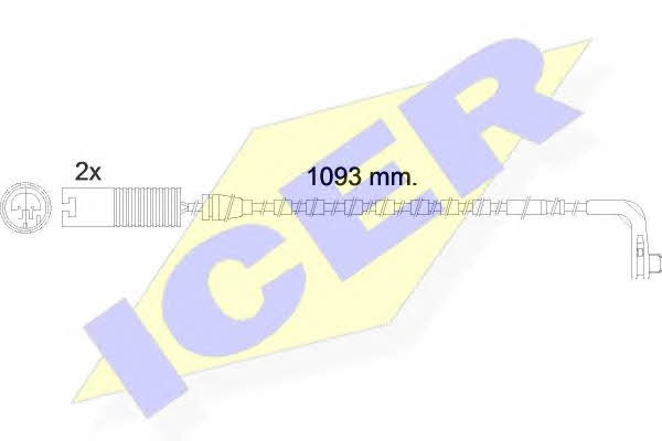 Icer 610475 E C Warning contact, brake pad wear 610475EC: Buy near me in Poland at 2407.PL - Good price!