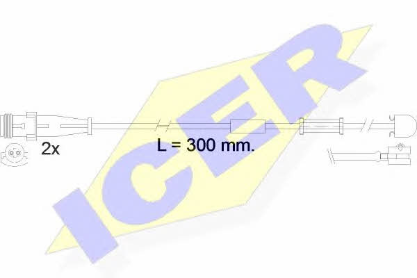 Icer 610504 E C Warning contact, brake pad wear 610504EC: Buy near me at 2407.PL in Poland at an Affordable price!