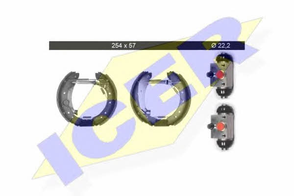 Icer 79KT0020 C Brake shoe set 79KT0020C: Buy near me in Poland at 2407.PL - Good price!