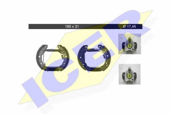 Icer 79KT0091 C Brake shoe set 79KT0091C: Buy near me in Poland at 2407.PL - Good price!