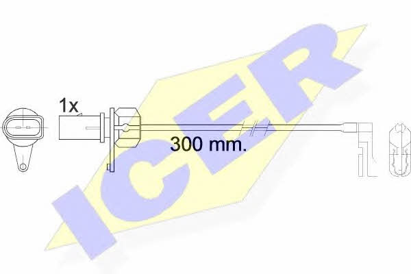 Icer 610459 C Warning contact, brake pad wear 610459C: Buy near me in Poland at 2407.PL - Good price!