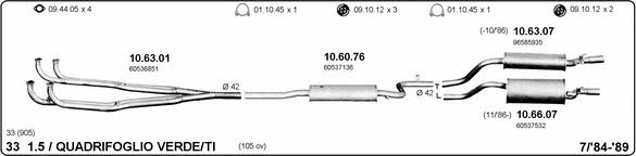 Imasaf 502000062 Система выпуска отработаных газов 502000062: Отличная цена - Купить в Польше на 2407.PL!