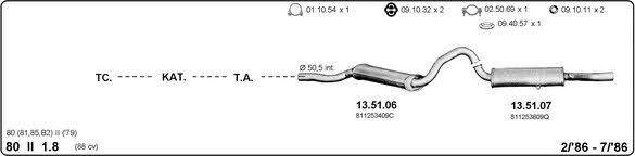  504000092 Система выпуска отработаных газов 504000092: Отличная цена - Купить в Польше на 2407.PL!