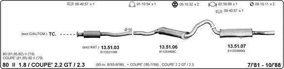  504000094 Exhaust system 504000094: Buy near me in Poland at 2407.PL - Good price!