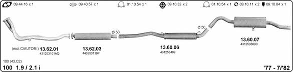  504000135 Abgasanlage 504000135: Kaufen Sie zu einem guten Preis in Polen bei 2407.PL!