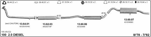 Imasaf 504000144 Abgasanlage 504000144: Kaufen Sie zu einem guten Preis in Polen bei 2407.PL!