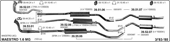 Imasaf 505000005 Exhaust system 505000005: Buy near me in Poland at 2407.PL - Good price!