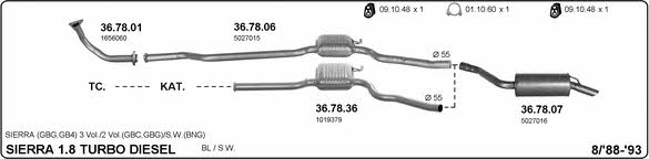  525000318 Abgasanlage 525000318: Kaufen Sie zu einem guten Preis in Polen bei 2407.PL!