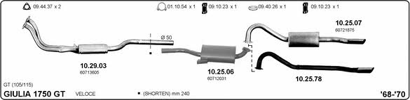  502000031 Abgasanlage 502000031: Kaufen Sie zu einem guten Preis in Polen bei 2407.PL!