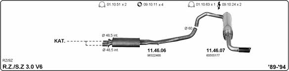  502000042 Exhaust system 502000042: Buy near me in Poland at 2407.PL - Good price!