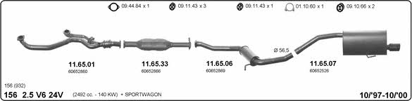  502000158 Система выпуска отработаных газов 502000158: Отличная цена - Купить в Польше на 2407.PL!