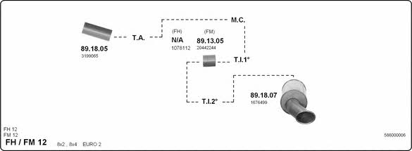 Imasaf 586000006 Exhaust system 586000006: Buy near me in Poland at 2407.PL - Good price!