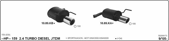 Imasaf 502000173 Sport Silencer Set 502000173: Buy near me in Poland at 2407.PL - Good price!