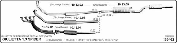 Imasaf 502000202 Exhaust system 502000202: Buy near me at 2407.PL in Poland at an Affordable price!