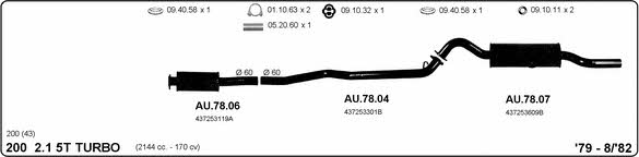 Imasaf 504000173 Układ wydechowy 504000173: Dobra cena w Polsce na 2407.PL - Kup Teraz!