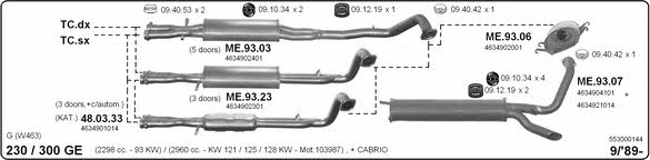 Imasaf 553000144 Exhaust system 553000144: Buy near me in Poland at 2407.PL - Good price!