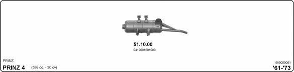 Imasaf 559000001 Exhaust system 559000001: Buy near me in Poland at 2407.PL - Good price!
