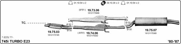 Imasaf 511000102 Exhaust system 511000102: Buy near me in Poland at 2407.PL - Good price!