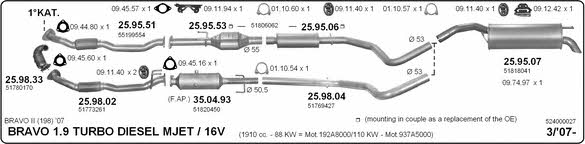 Imasaf 524000027 Exhaust system 524000027: Buy near me in Poland at 2407.PL - Good price!