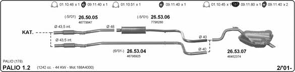 Imasaf 524000136 Abgasanlage 524000136: Kaufen Sie zu einem guten Preis in Polen bei 2407.PL!