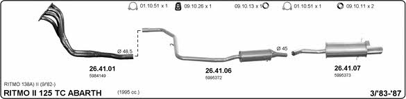 Imasaf 524000240 Exhaust system 524000240: Buy near me at 2407.PL in Poland at an Affordable price!