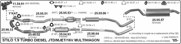  524000275 Exhaust system 524000275: Buy near me in Poland at 2407.PL - Good price!
