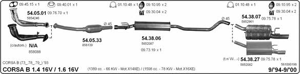  561000198 Abgasanlage 561000198: Kaufen Sie zu einem guten Preis in Polen bei 2407.PL!