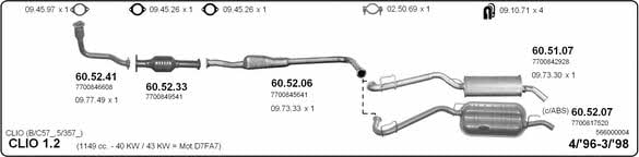 Imasaf 566000004 Exhaust system 566000004: Buy near me in Poland at 2407.PL - Good price!