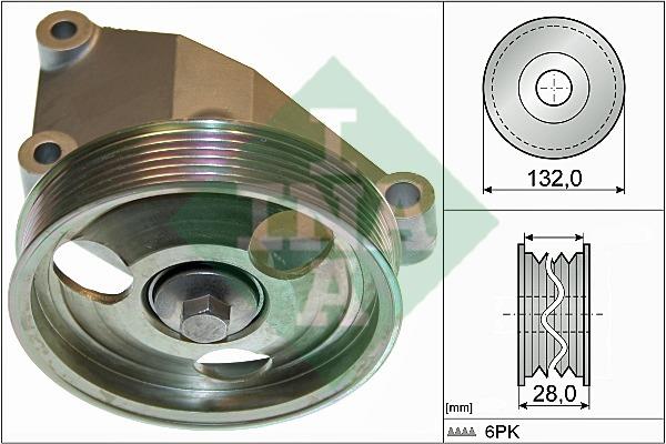 INA 532 0650 10 Idler Pulley 532065010: Buy near me in Poland at 2407.PL - Good price!