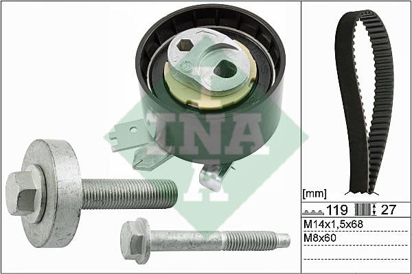 INA 530 0607 10 Timing Belt Kit 530060710: Buy near me at 2407.PL in Poland at an Affordable price!