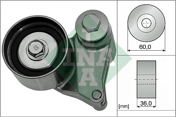 INA 531 0875 10 Tensioner pulley, timing belt 531087510: Buy near me in Poland at 2407.PL - Good price!