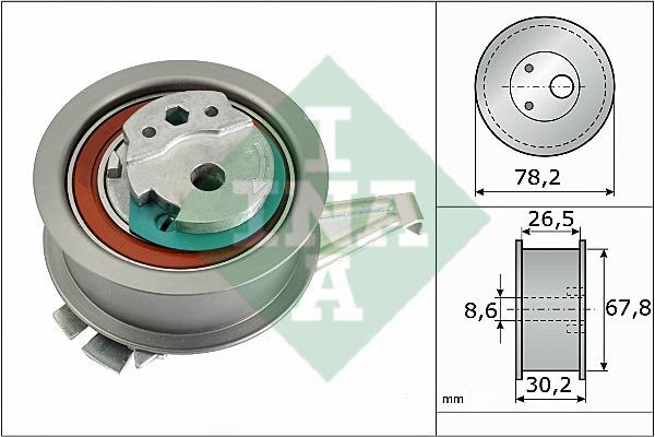 INA 531 0894 10 Tensioner pulley, timing belt 531089410: Buy near me at 2407.PL in Poland at an Affordable price!