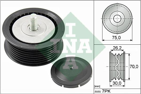 INA 532 0800 10 Idler Pulley 532080010: Buy near me in Poland at 2407.PL - Good price!